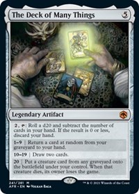 The Deck of Many Things, Adventures in the Forgotten Realms