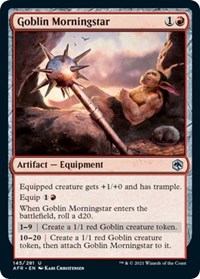Goblin Morningstar, Adventures in the Forgotten Realms