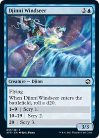 Djinni Windseer, Adventures in the Forgotten Realms