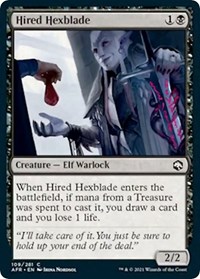 Hired Hexblade, Adventures in the Forgotten Realms