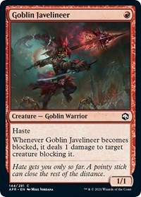 Goblin Javelineer, Adventures in the Forgotten Realms