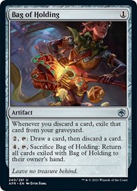 Bag of Holding, Adventures in the Forgotten Realms