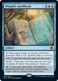 Wizard's Spellbook, Adventures in the Forgotten Realms