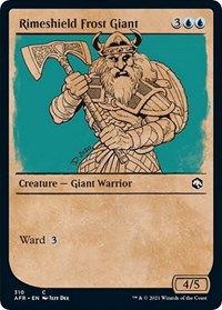 Rimeshield Frost Giant (Showcase), Adventures in the Forgotten Realms