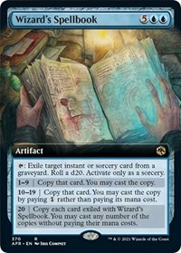 Wizard's Spellbook (Extended Art), Adventures in the Forgotten Realms