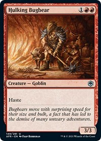 Hulking Bugbear, Adventures in the Forgotten Realms