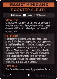 Magic Minigame: Booster Sleuth, Strixhaven: School of Mages