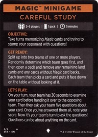 Magic Minigame: Careful Study, Strixhaven: School of Mages