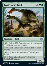 Loathsome Troll, Adventures in the Forgotten Realms