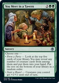 You Meet in a Tavern, Adventures in the Forgotten Realms
