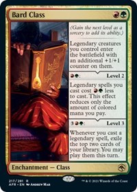 Bard Class, Adventures in the Forgotten Realms