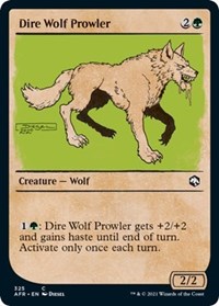Dire Wolf Prowler (Showcase), Adventures in the Forgotten Realms