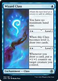 Wizard Class, Adventures in the Forgotten Realms