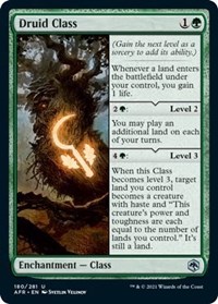 Druid Class, Adventures in the Forgotten Realms