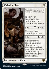 Paladin Class, Adventures in the Forgotten Realms