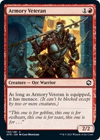 Armory Veteran, Adventures in the Forgotten Realms
