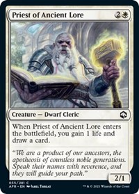 Priest of Ancient Lore, Adventures in the Forgotten Realms