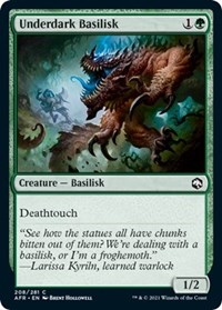 Underdark Basilisk, Adventures in the Forgotten Realms