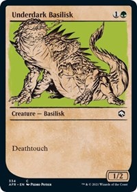Underdark Basilisk (Showcase), Adventures in the Forgotten Realms