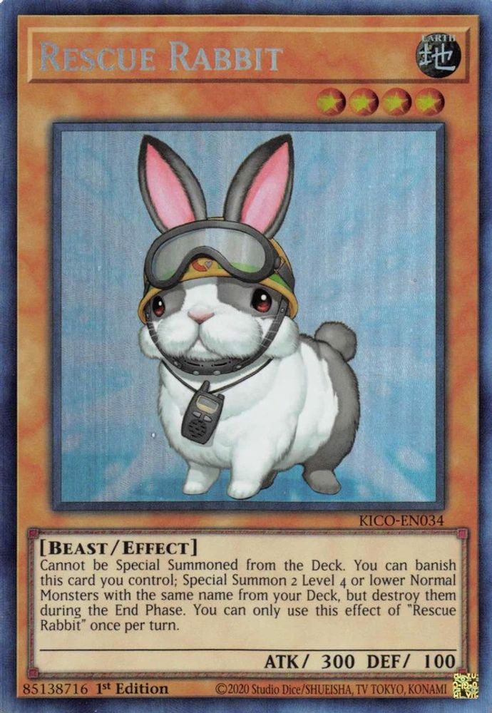Rescue Rabbit (CR), 1st-edition, front