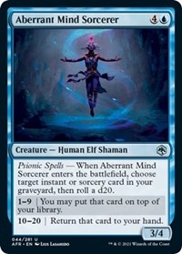 Aberrant Mind Sorcerer, Adventures in the Forgotten Realms