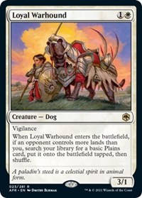 Loyal Warhound, Adventures in the Forgotten Realms
