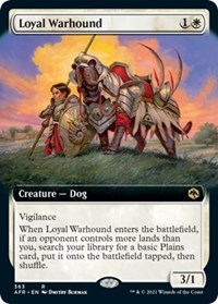 Loyal Warhound (Extended Art), Adventures in the Forgotten Realms