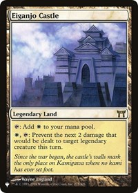 Eiganjo Castle, The List Reprints