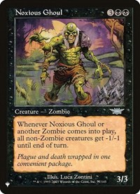 Noxious Ghoul, The List Reprints