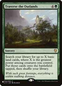 Traverse the Outlands, The List Reprints