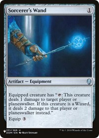 Sorcerer's Wand, The List Reprints