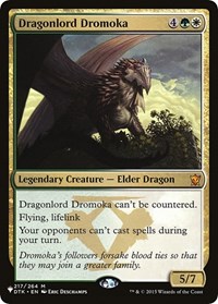 Dragonlord Dromoka, The List Reprints