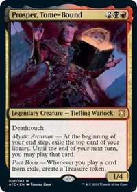 Prosper, Tome-Bound (Display Commander) - Thick Stock, Commander: Adventures in the Forgotten Realms
