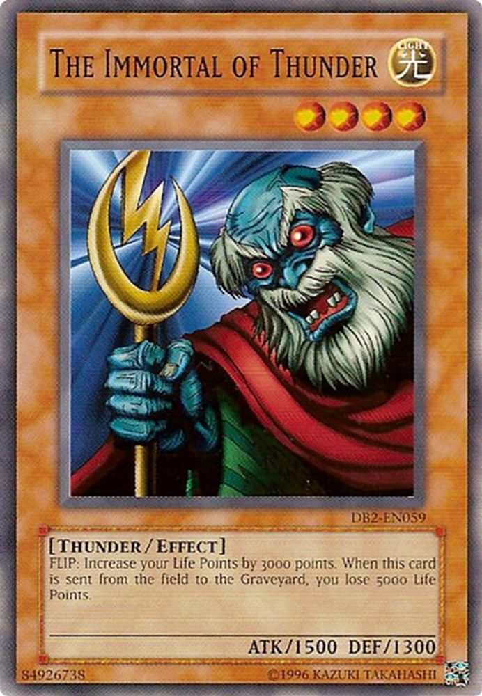 The Immortal of Thunder, Unlimited, front