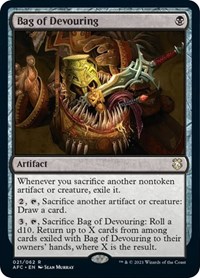 Bag of Devouring, Commander: Adventures in the Forgotten Realms