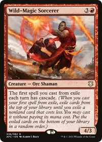 Wild-Magic Sorcerer, Commander: Adventures in the Forgotten Realms
