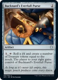 Bucknard's Everfull Purse, Commander: Adventures in the Forgotten Realms