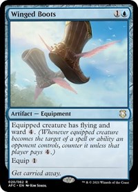 Winged Boots, Commander: Adventures in the Forgotten Realms