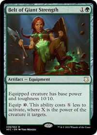 Belt of Giant Strength, Commander: Adventures in the Forgotten Realms