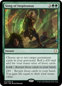 Song of Inspiration, Commander: Adventures in the Forgotten Realms