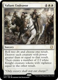 Valiant Endeavor, Commander: Adventures in the Forgotten Realms