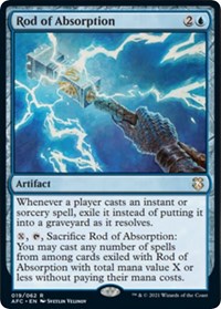 Rod of Absorption, Commander: Adventures in the Forgotten Realms