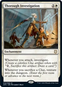 Thorough Investigation, Commander: Adventures in the Forgotten Realms