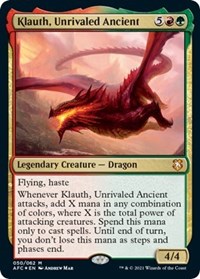 Klauth, Unrivaled Ancient, Commander: Adventures in the Forgotten Realms