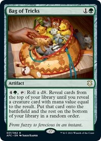 Bag of Tricks, Commander: Adventures in the Forgotten Realms