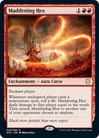 Maddening Hex, Commander: Adventures in the Forgotten Realms