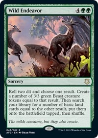 Wild Endeavor, Commander: Adventures in the Forgotten Realms