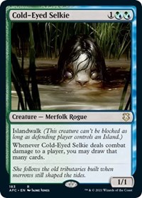 Cold-Eyed Selkie, Commander: Adventures in the Forgotten Realms