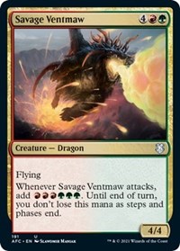 Savage Ventmaw, Commander: Adventures in the Forgotten Realms