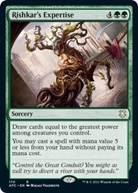 Rishkar's Expertise, Commander: Adventures in the Forgotten Realms
